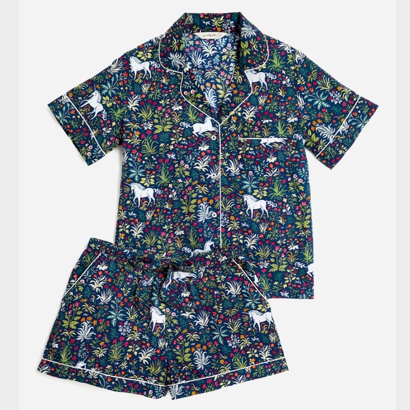 Printfresh Pajama Set, Unicorn's Garden - Picture 3 of 7